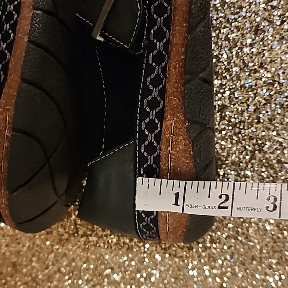 EARTH ORIGINS BLACK  FLAT COMFORT SHOES SIZE 7 GOOD CONDITION - Picture 12 of 12